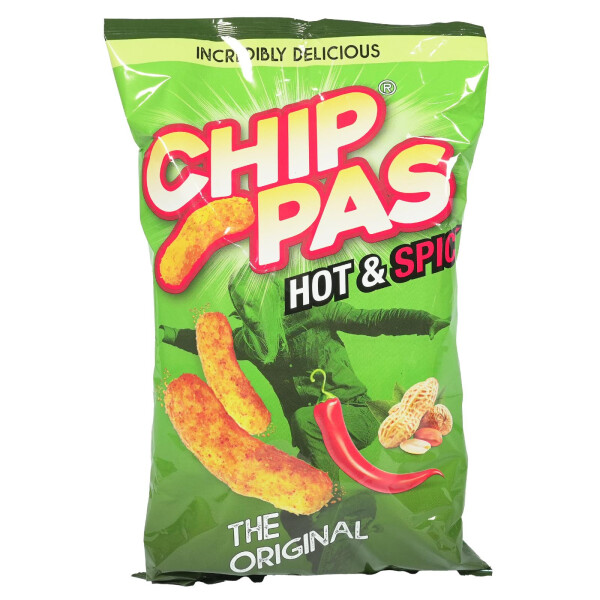 Chippas Hot&Spicy Mais & Erdnuss Flips 150g