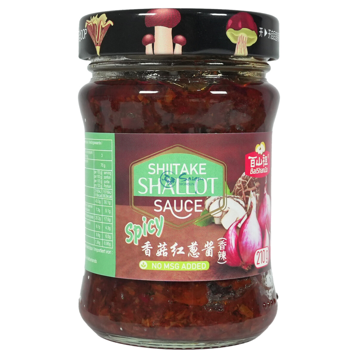 Bai Shan Zu Shitake Shallot Sauce 210g