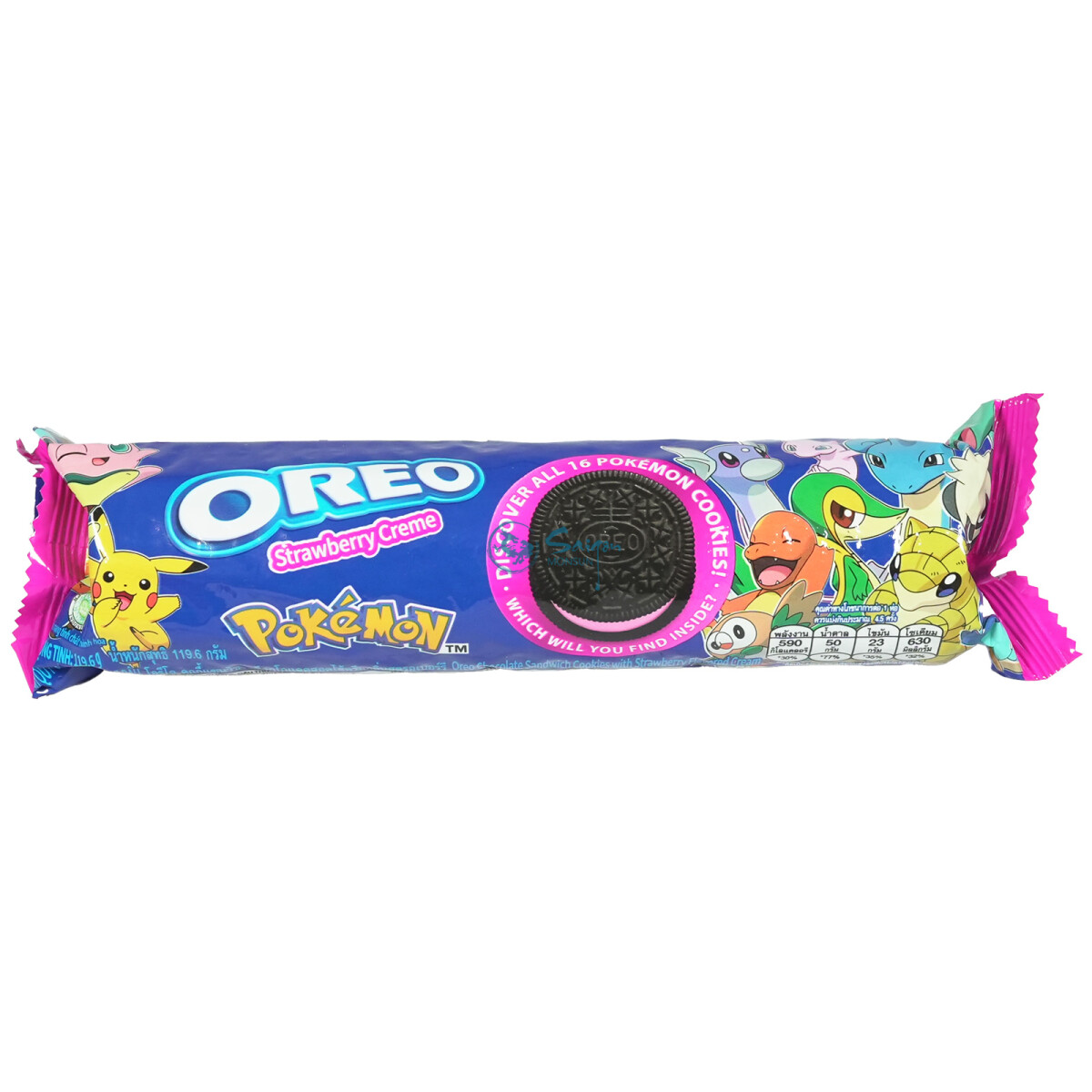 Oreo Kekse mit Erdbeergeschmack Pokemon 119,6g