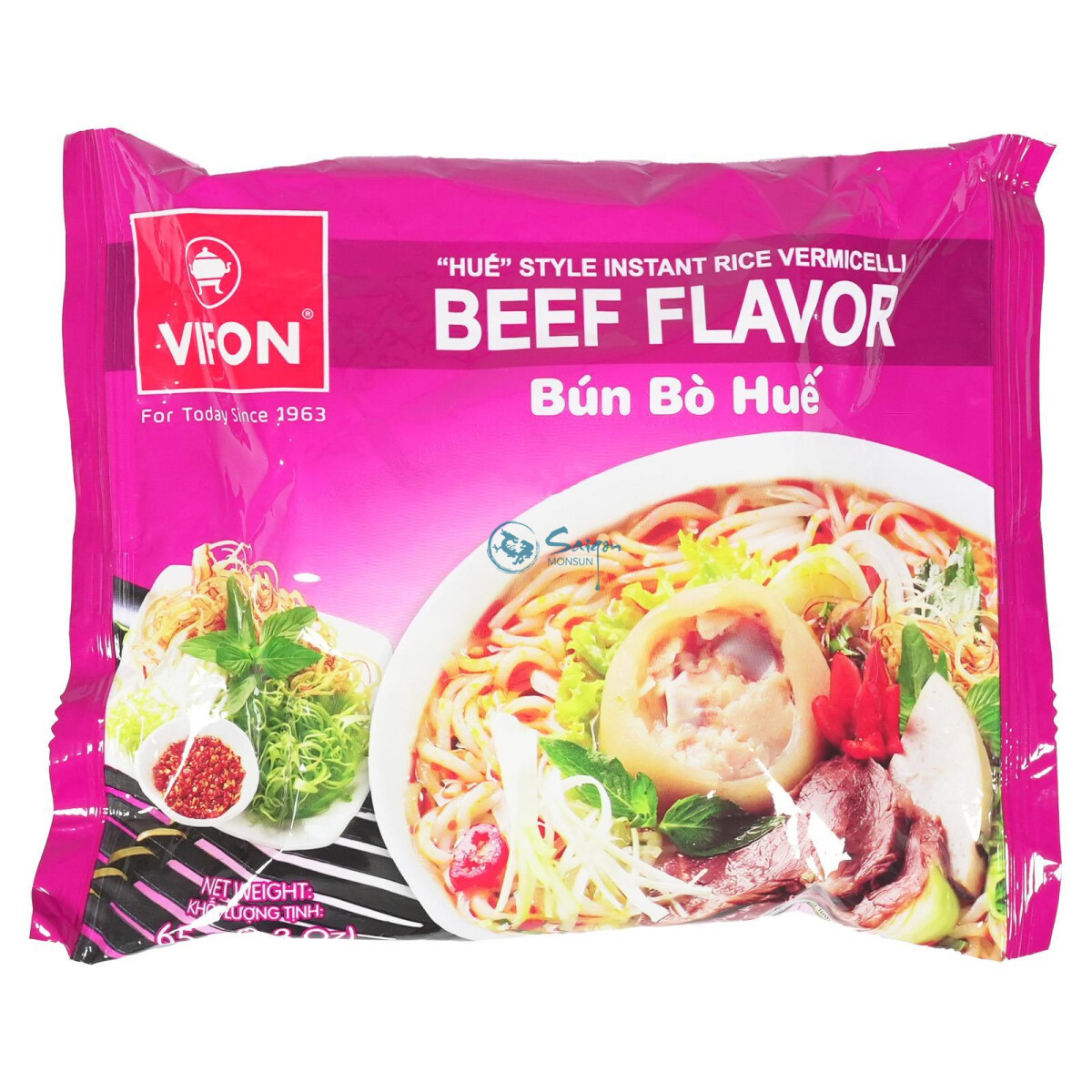 Vifon Instantnudeln Beef Flavour Bun Bo Hue 65g