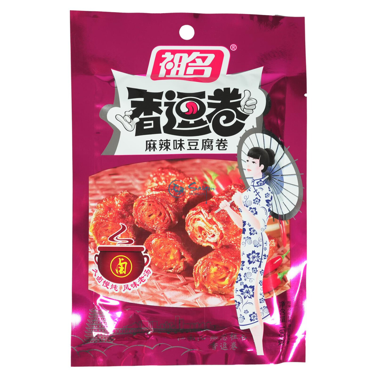 Zuming Tofu Rolle Soybean Rolls Spicy Flavour 100g