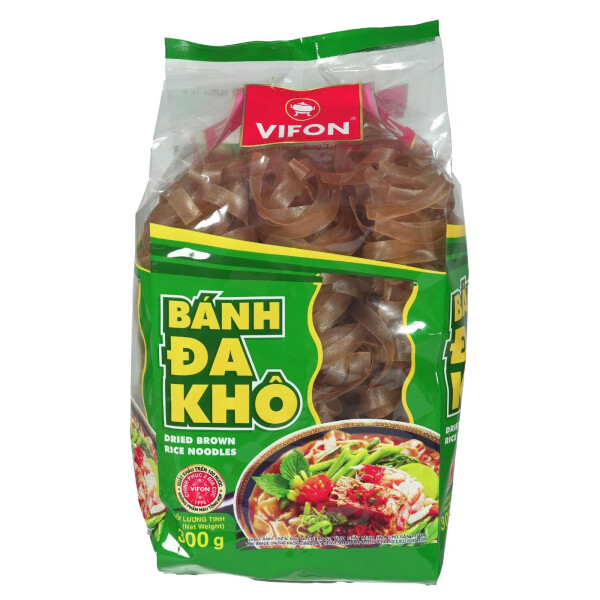 Vifon Banh Da Kho Braune Reisnudeln breit 300g