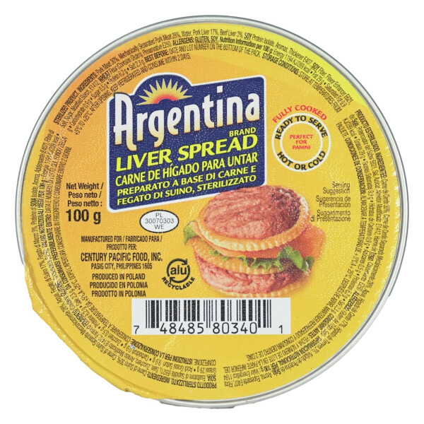 Liver spread Filipino style Streichleberwurst 100g