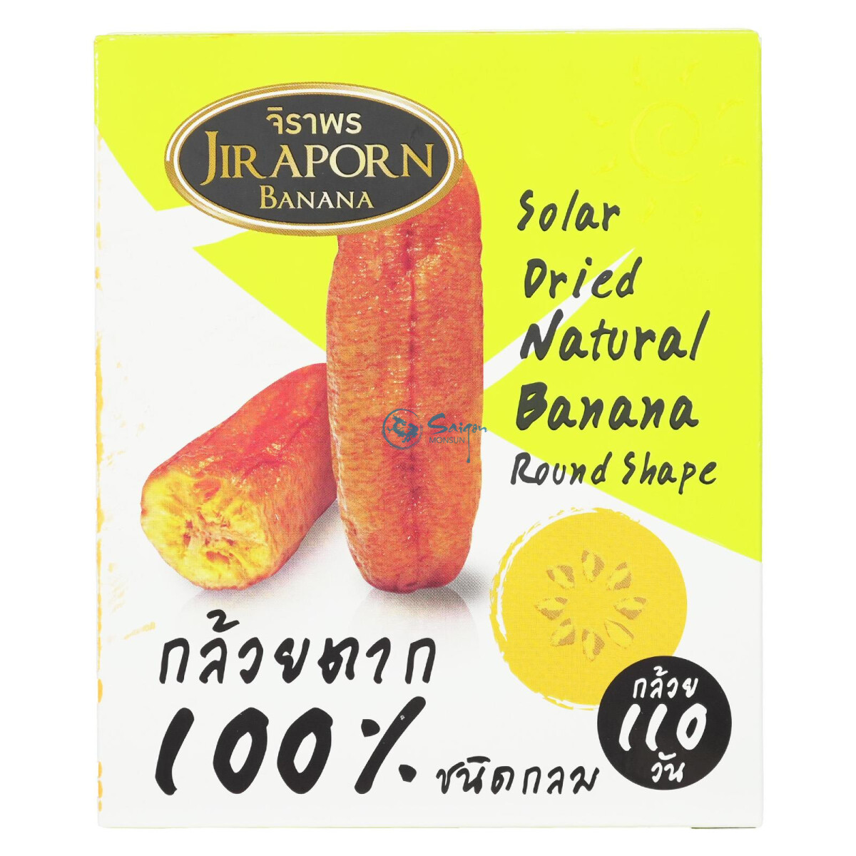 Jiraporn Bananen in Stücke getrocknet 240g