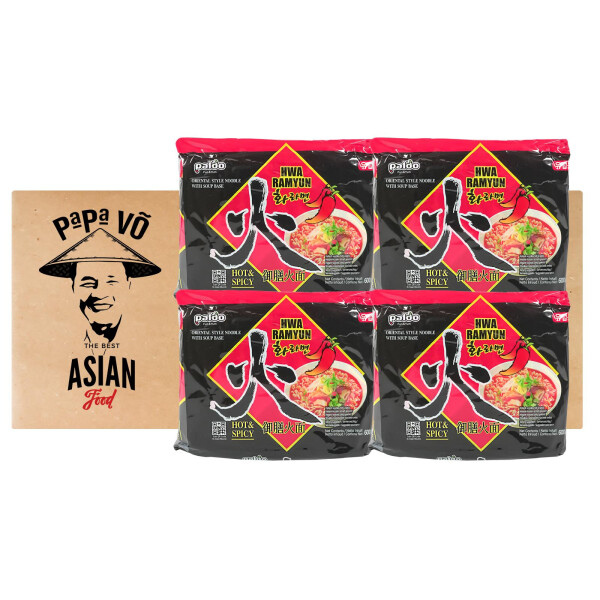 Paldo Ramen Hwa Instant Nudeln Hot&Spicy 4x600g