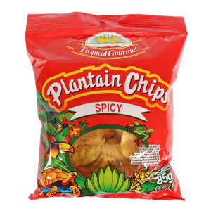 TG Plantain Kochbananen Chips spicy 85g