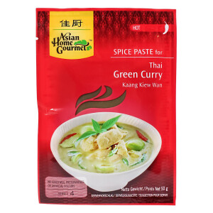 Asian Home Gourmet Würzpaste GRÜNES Curry 50g