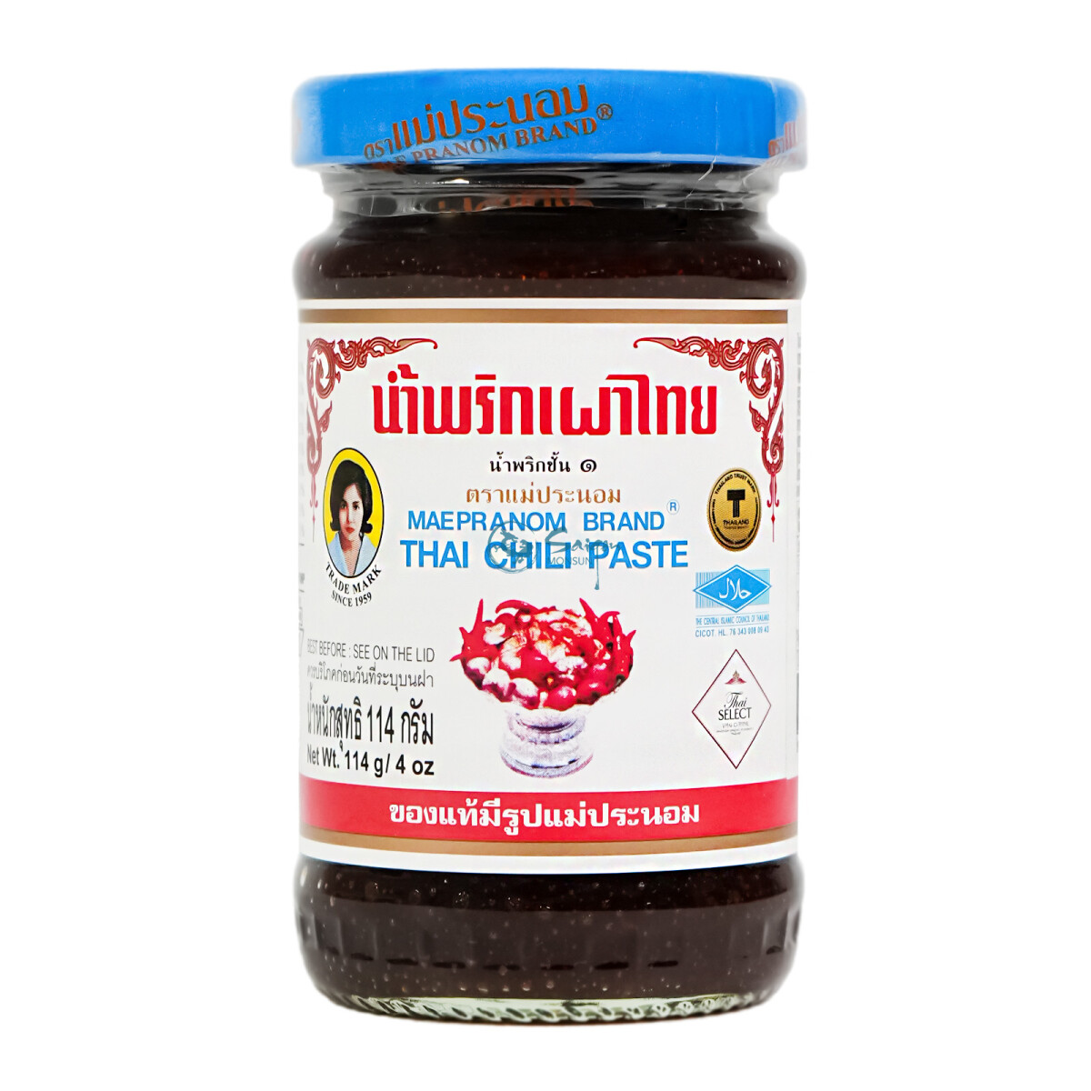 Mae Pranom Thailändische Süsse Chilipaste Nam Prik 114g, 1 