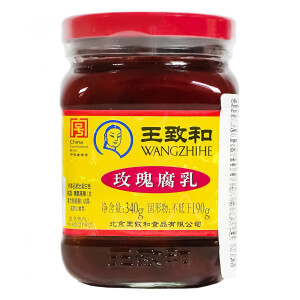 Wangzhihe Fermentierter Sojakäse rot Rose Sauce 340g Chao Do