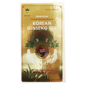 Geum Hong Koreanischer Ginseng Tee Holzbox 30x3g