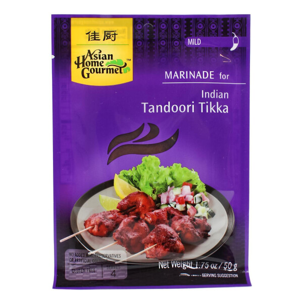Asian Home Gourmet Gewürzpaste TANDOORI Tikka 6x50g