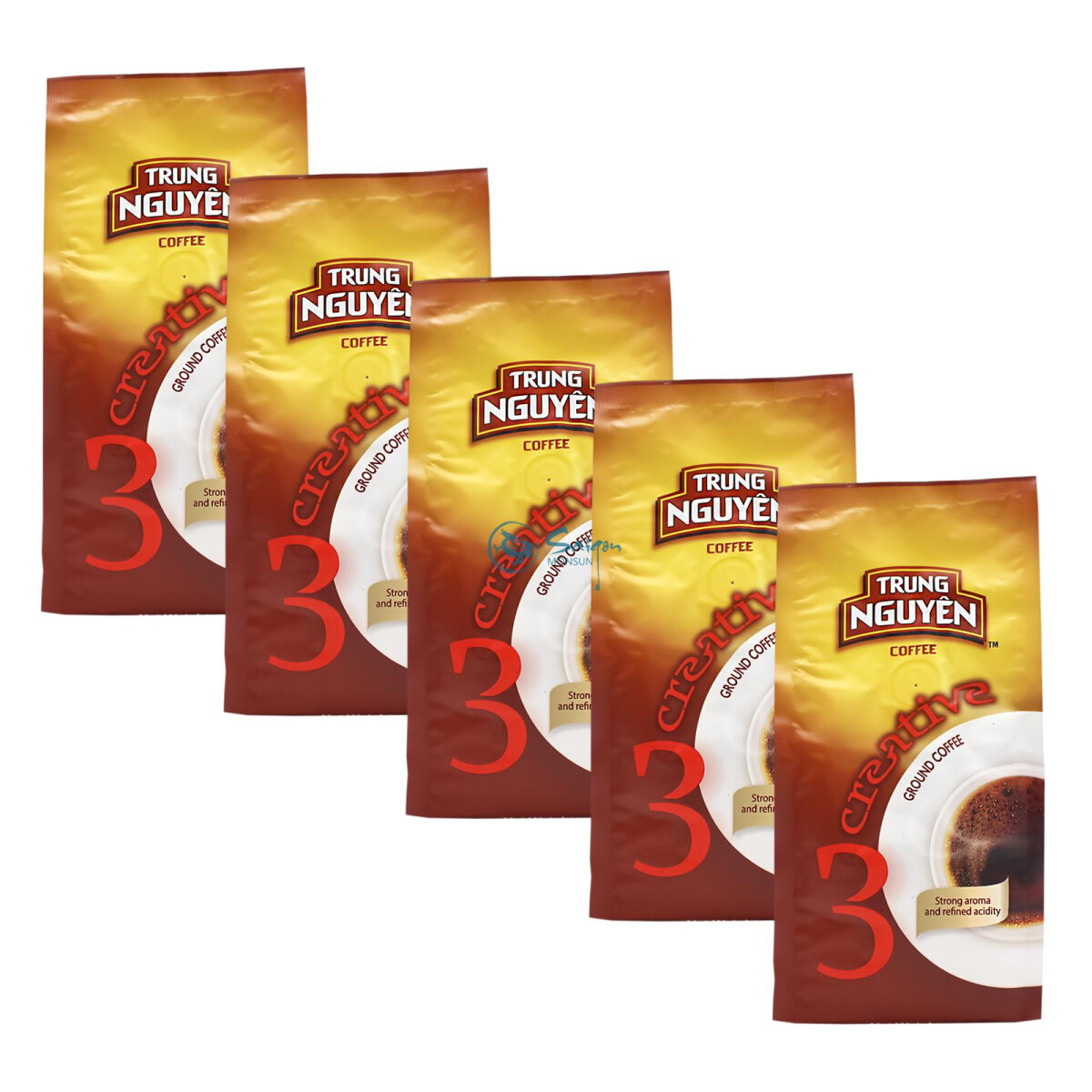 5x250g Trung Nguyen Creative 3 Vietnam Kaffee Arabica...