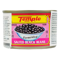 Temple Tausi Fermentierte schwarze Sojabohnen gesalzen 180g