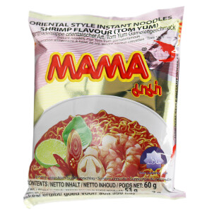 Mama 90er Pack (90x60g) Instant Nudelsuppe Tom Yum Shrimp