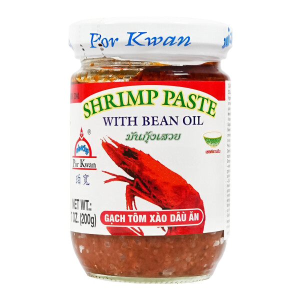 Por Kwan Shrimps Paste mit Sojaöl 200g