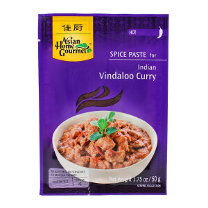 Asian Home Gourmet Gewürzpaste Vindaloo Curry 6x50g