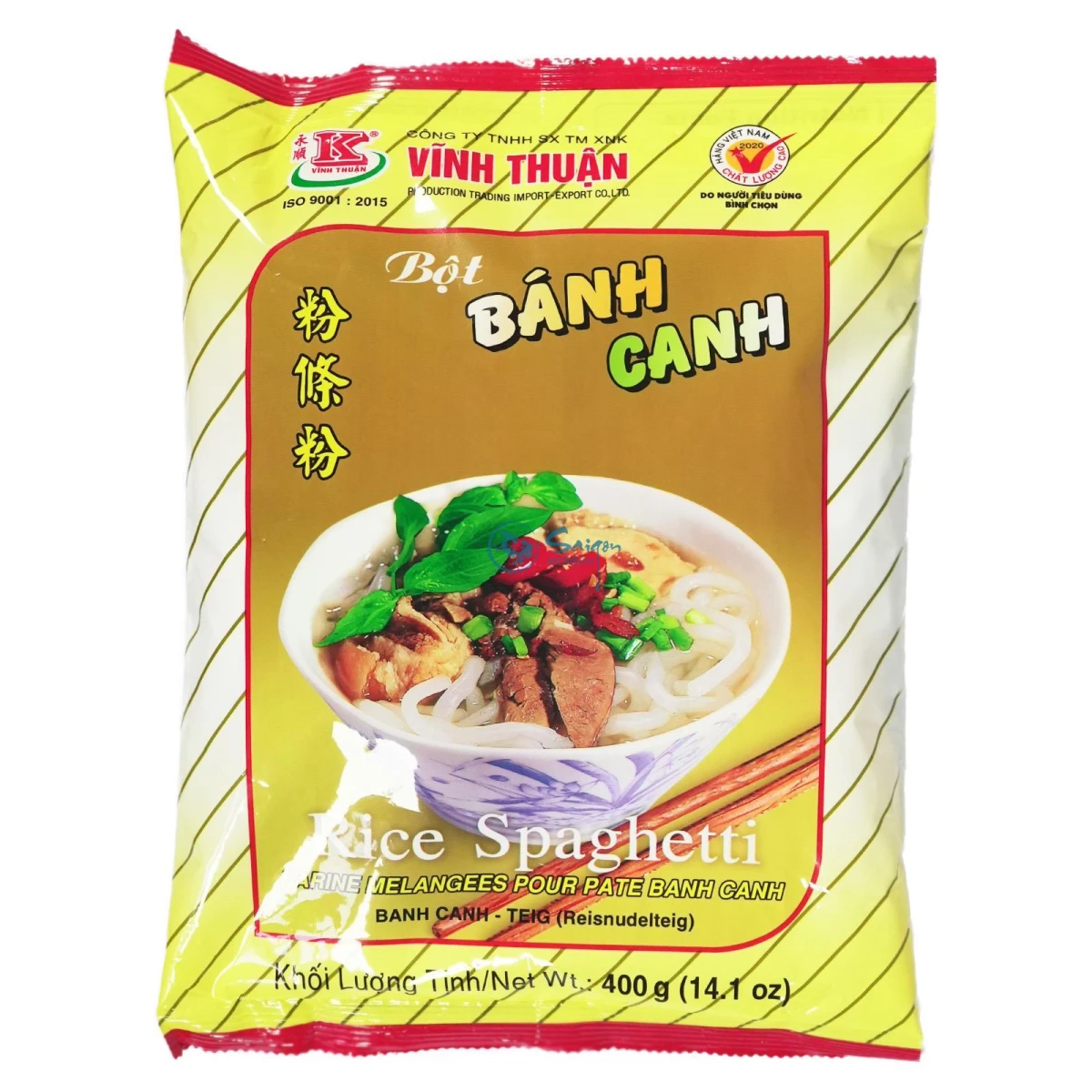 Verpackung der Bánh Canh Mehlmischung von Vinh Thuan.