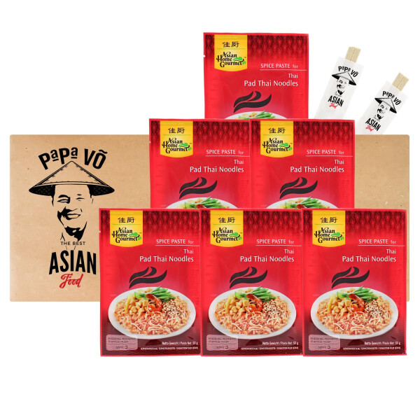 Asian Home Gourmet Würzpaste für Pad Thai 6x50g