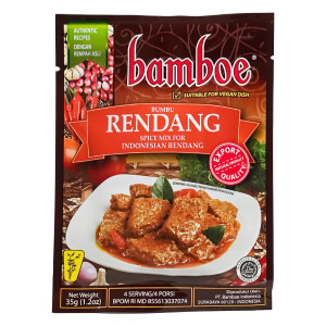 Bamboe Rendang 35g Indonesische Würzmischung für Kokos...