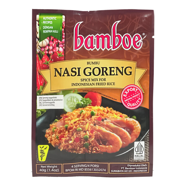Bamboe Nasi Goreng 40g Indonesische Würzmischung für Bratreis