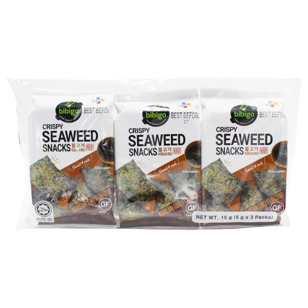Bibigo Crispy Seaweed BBQ 15g