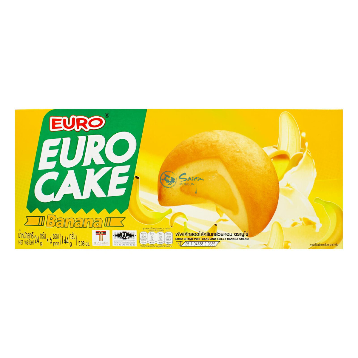 Euro Cake Banana Thai Biskuit Küchlein mit...