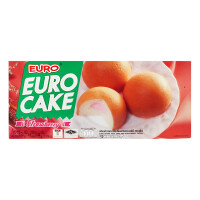 Euro Cake Erdbeer Thai Biskuit Küchlein mit Füllung 144g
