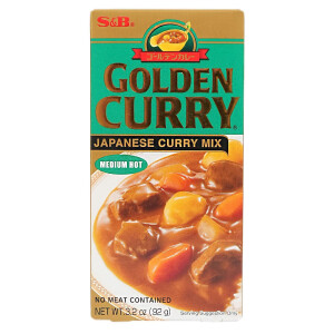 S&B Golden Curry Japanisches Curry Mix Medium Hot 12x92g