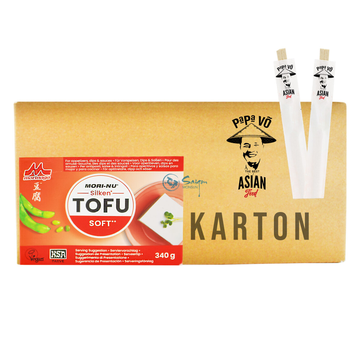 Mori-Nu Silken Tofu soft Seidentofu weich ROT 12x340g