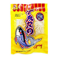 Taro Fish Snack Spicy Flavour 10x52g (gelb)