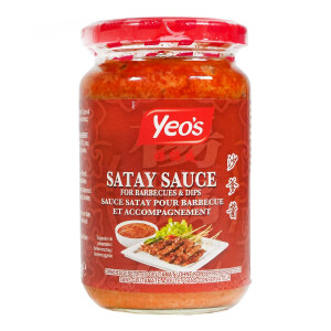Yeo&acute;s Satay Sauce 250ml (zum Dippen, Grillen...)