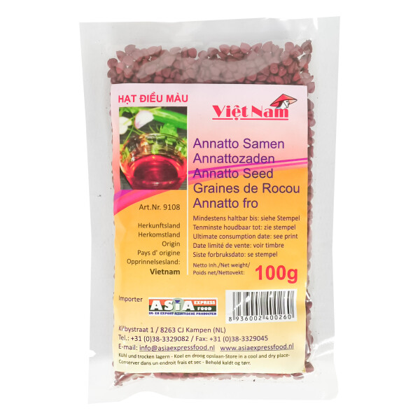 AE Lotus Annatto Samen 100g Hat Dieu Mau