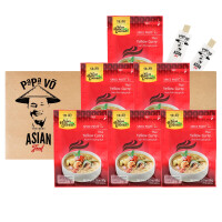 Asian Home Gourmet Würzpaste GELBES Curry 6x50g