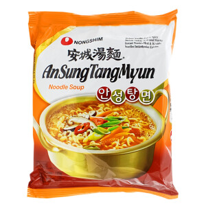 Nongshim Ansung Ramen Nudeln Hot & Spicy 125g