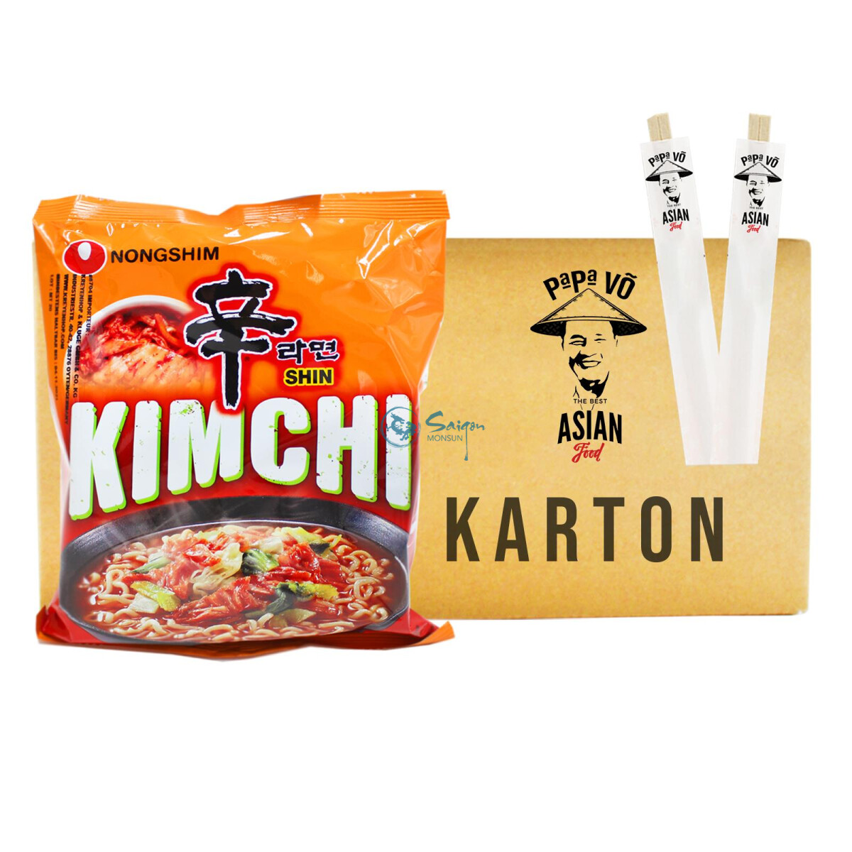 Nongshim Kimchi Ramyun Instant Nudeln 20x120g