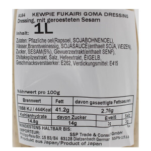 Kewpie Fukairi Goma Dressing Sesam Dressing 1L